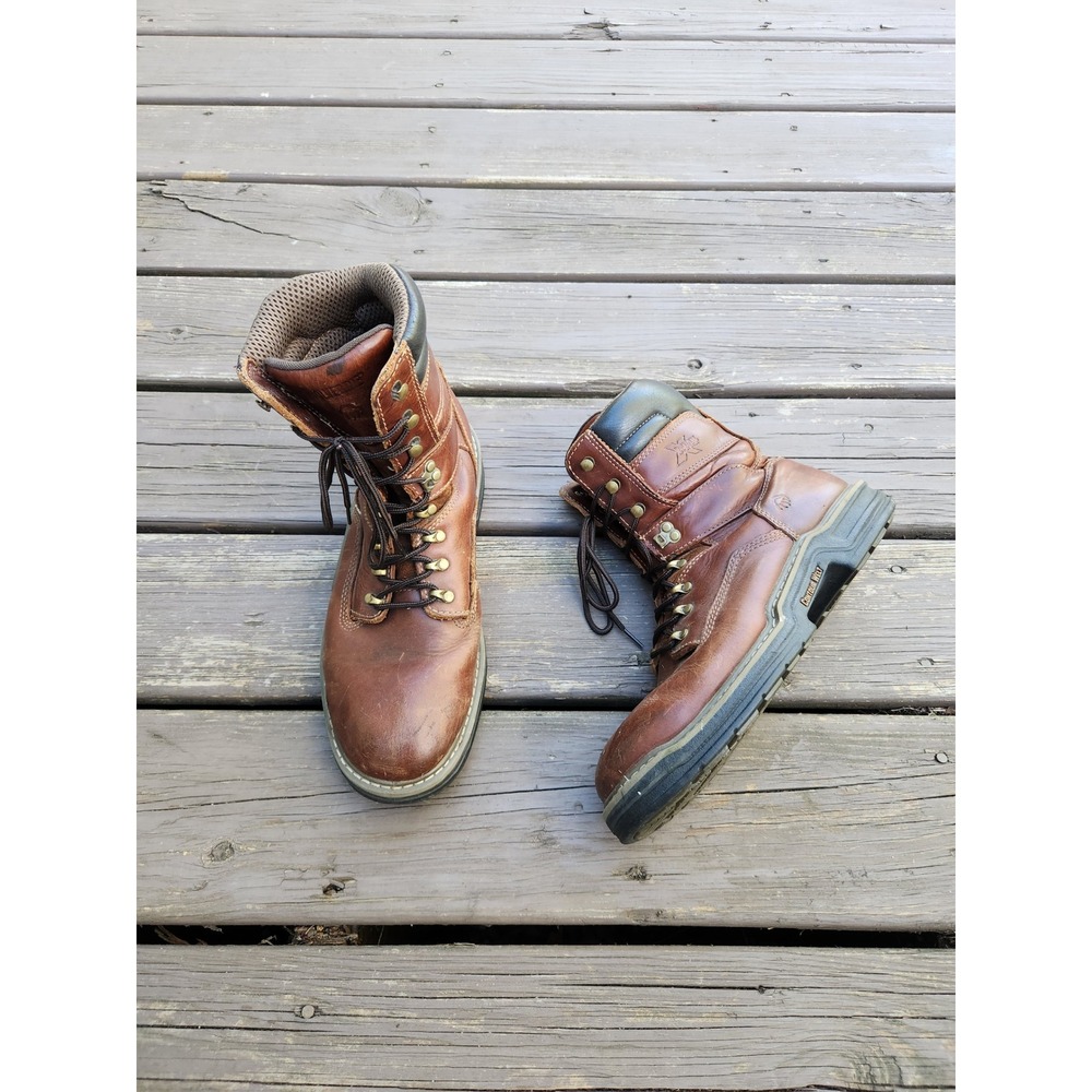 Wolverine Work Boots Brown Leather MultiShox Contour Welt W02425 Size 10.5 M